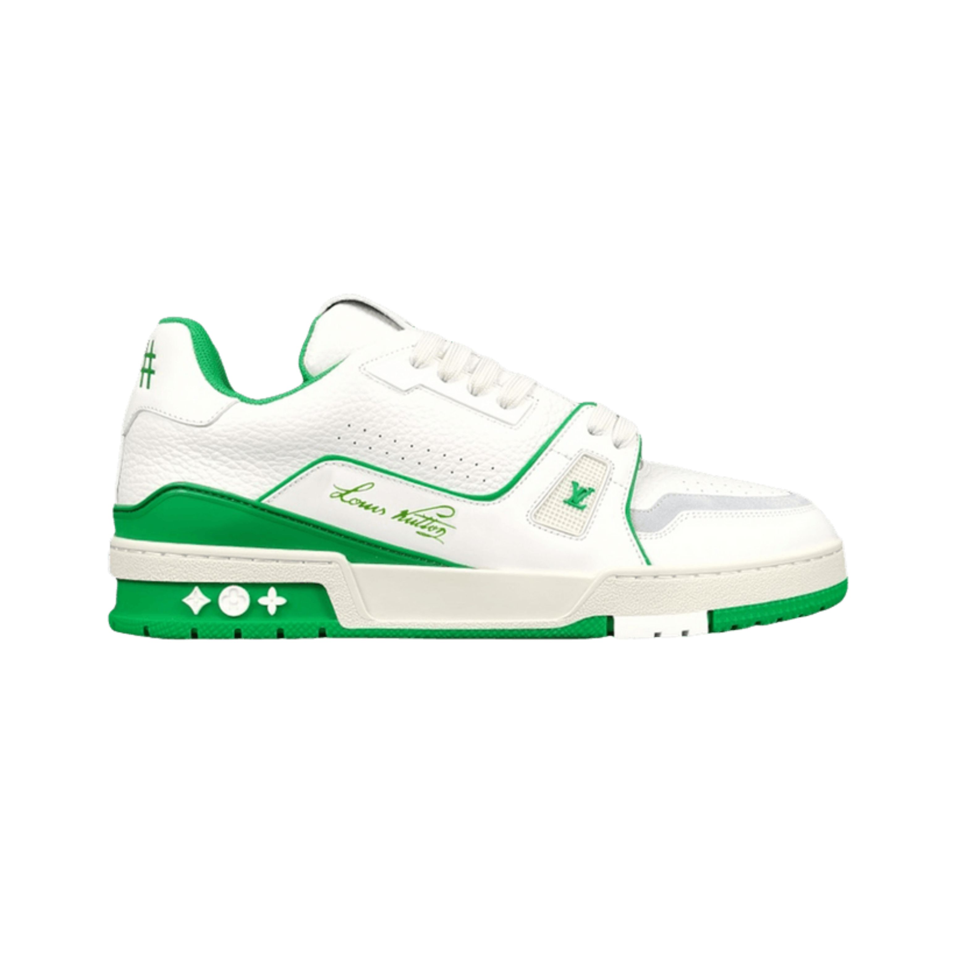 Louis Vuitton #54 Signature Green White