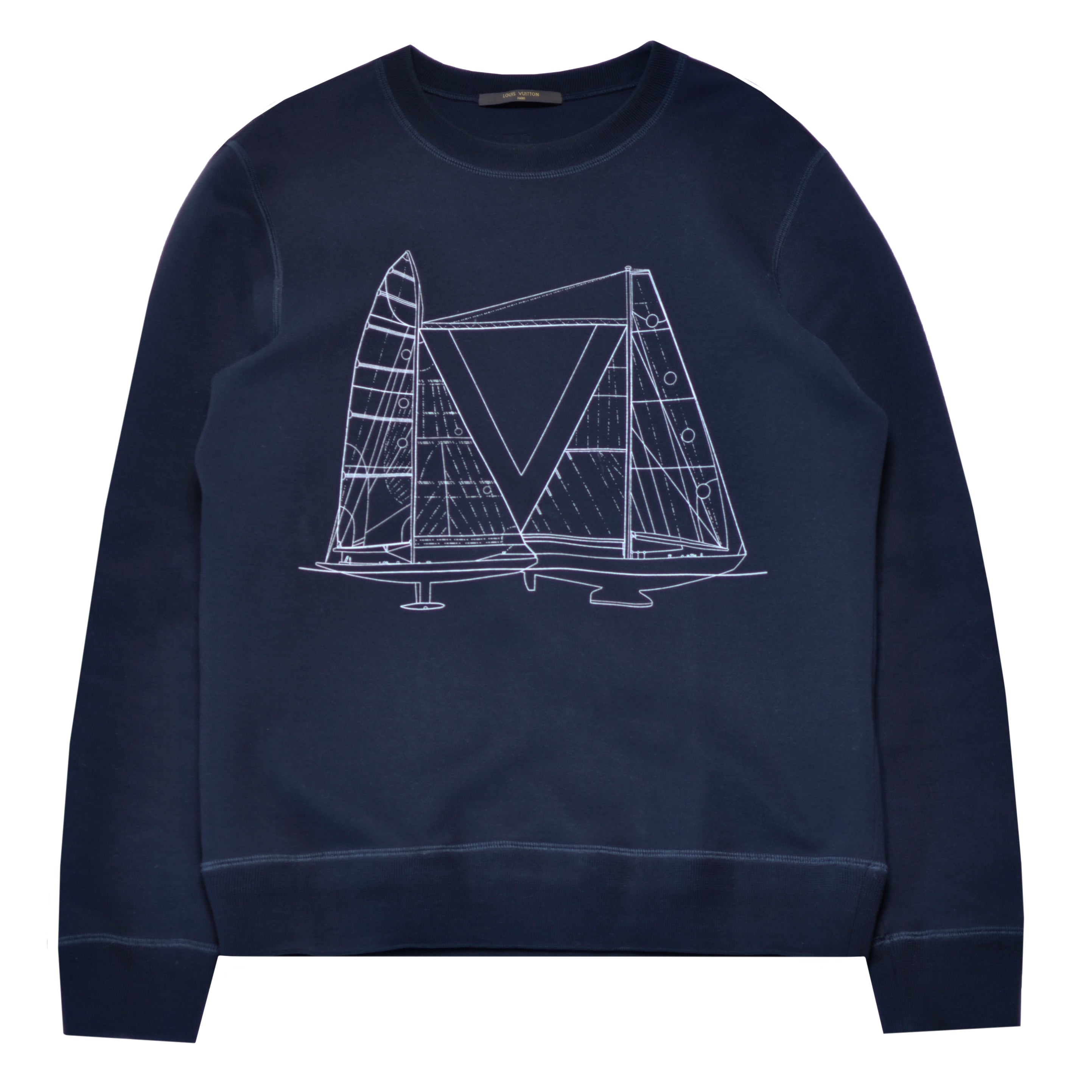 Louis Vuitton Crewneck Boat Marine