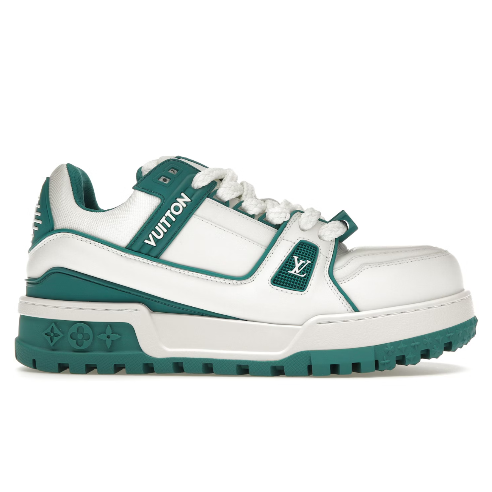 Louis Vuitton LV Trainer Maxi Sneaker White Green