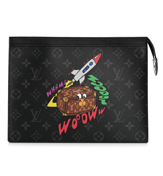 Louis Vuitton Monogram Eclipse Space Age Pochette Voyage MM