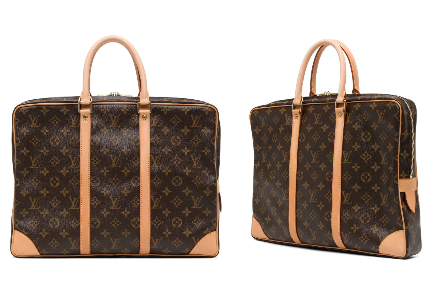 Louis Vuitton Porte Documents - Monogram - Marron