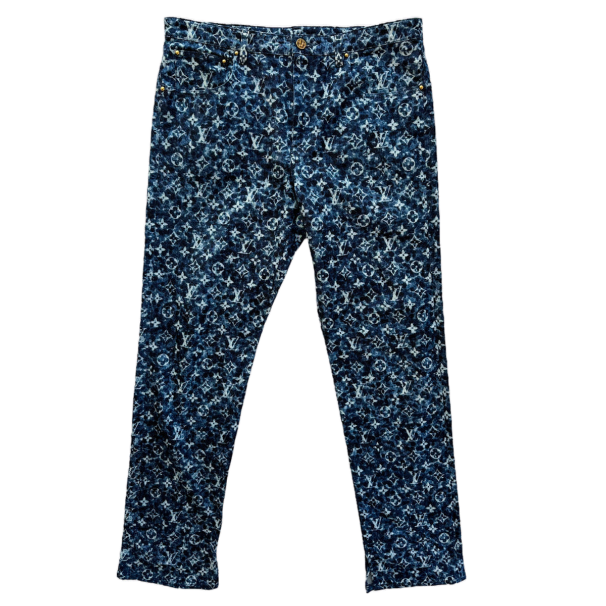 Louis Vuitton Pantalon Monogram Pointillism Workwear Jean