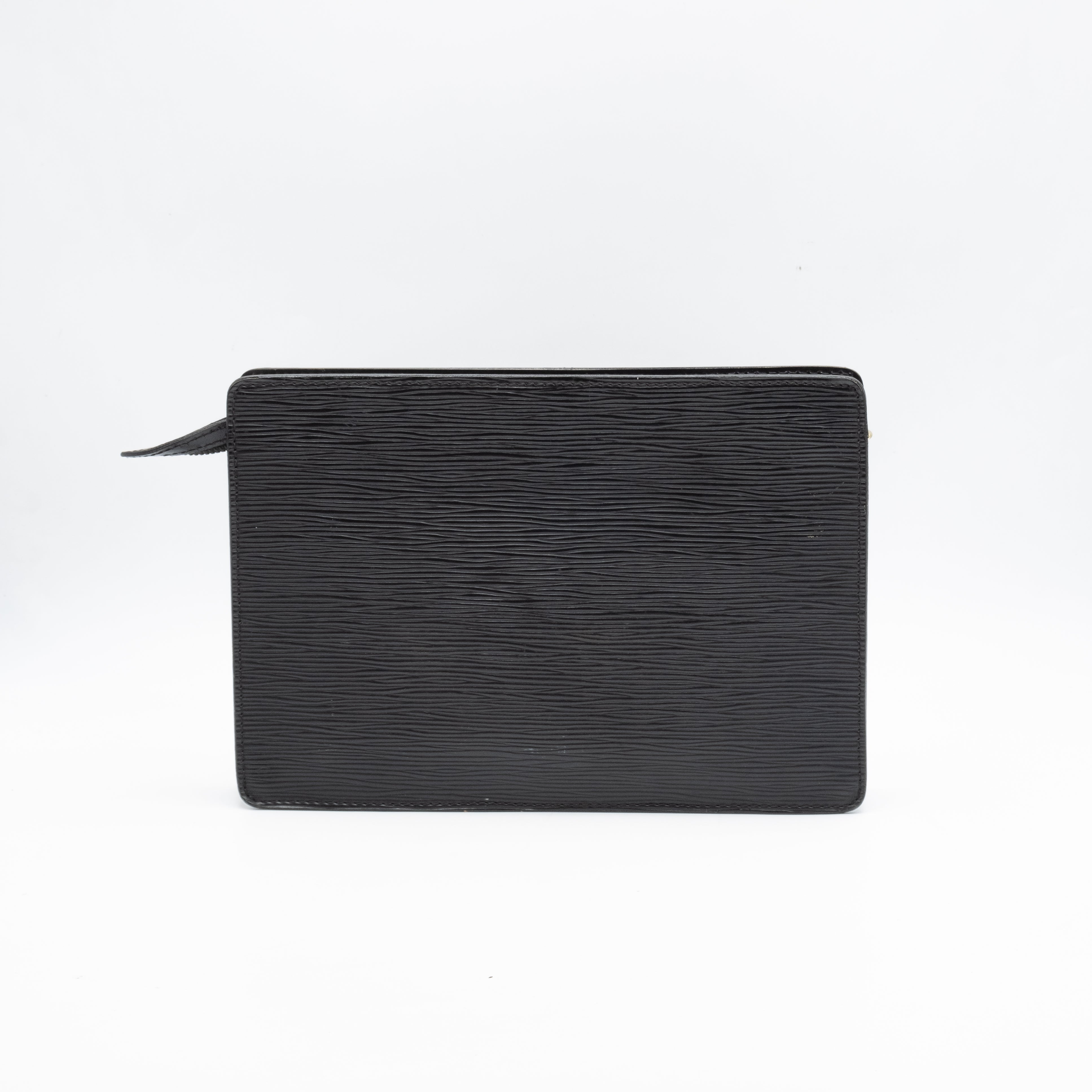 Louis Vuitton Pochette Cuir Epi Noir