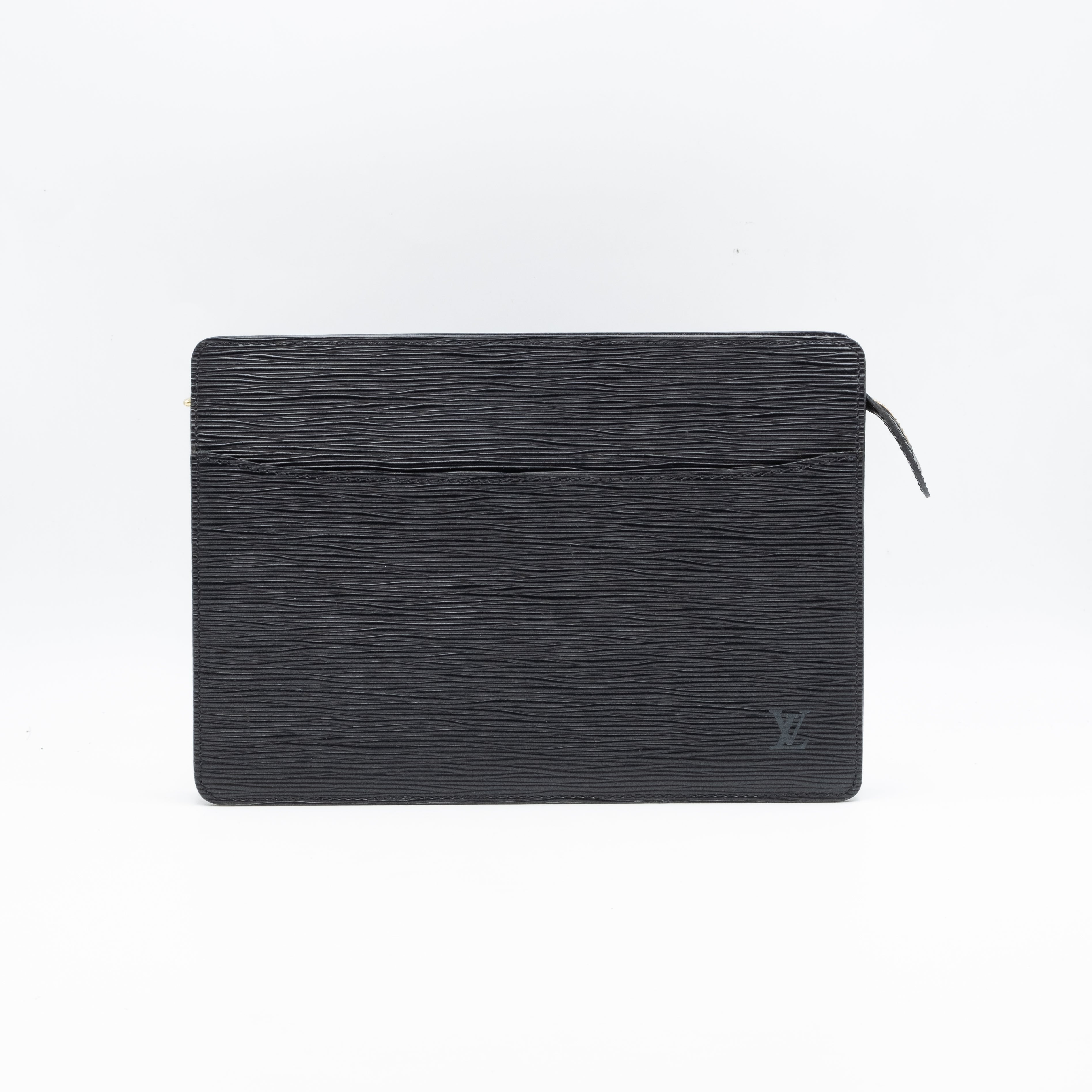 Louis Vuitton Pochette Cuir Epi Noir