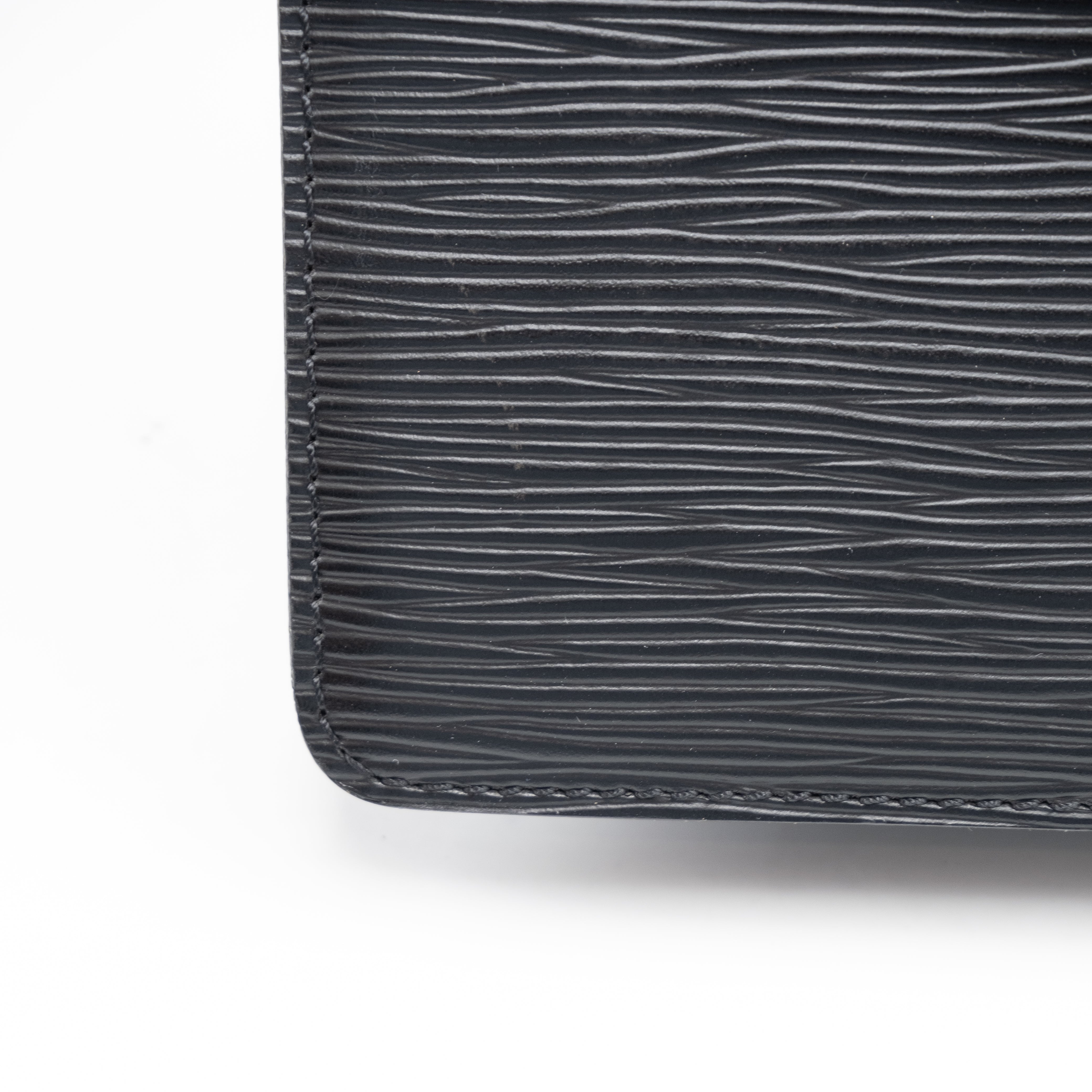 Louis Vuitton Pochette Cuir Epi Noir