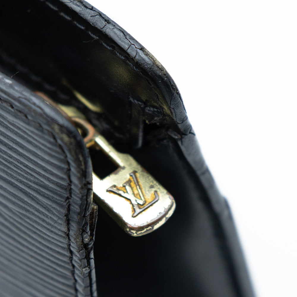 Louis Vuitton Pochette Cuir - Epi - Noir