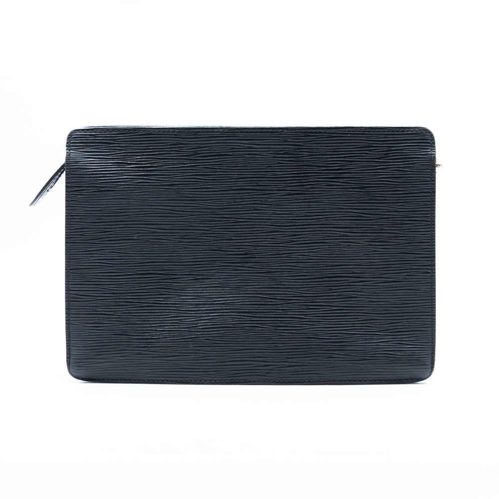 Louis Vuitton Pochette Cuir - Epi - Noir