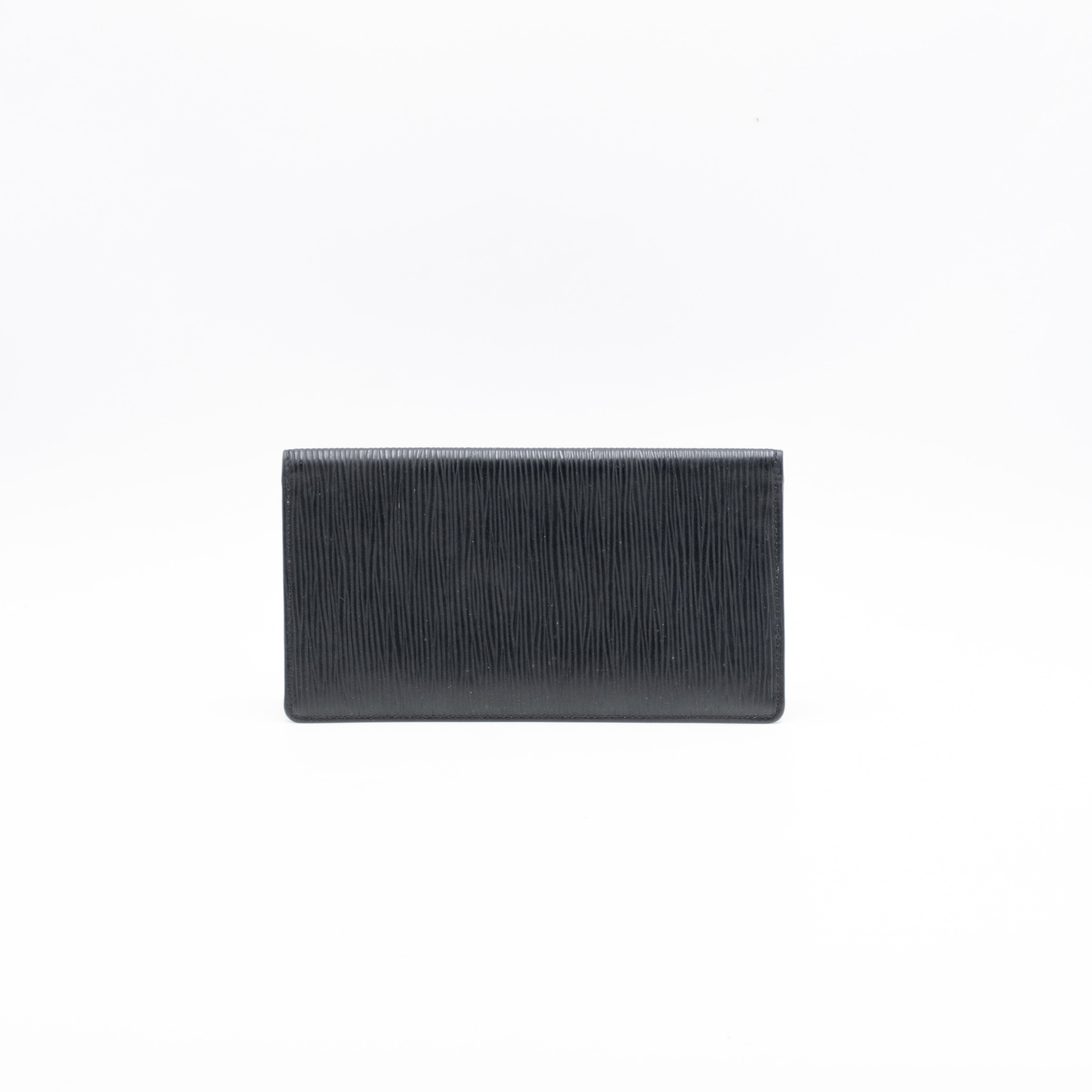Louis Vuitton Long Epi Black Wallet
