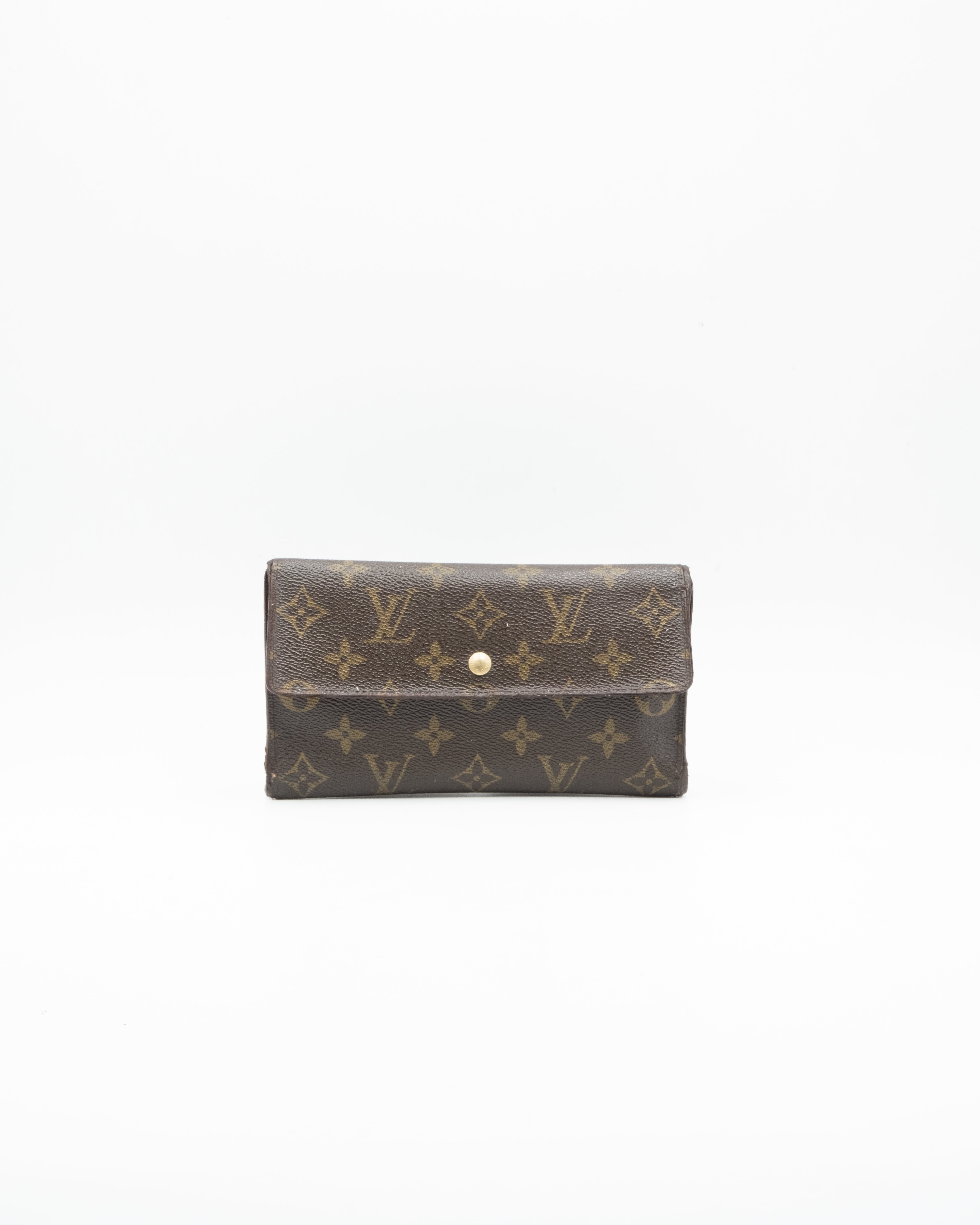 Louis Vuitton Portefeuille Sarah Monogram Marron
