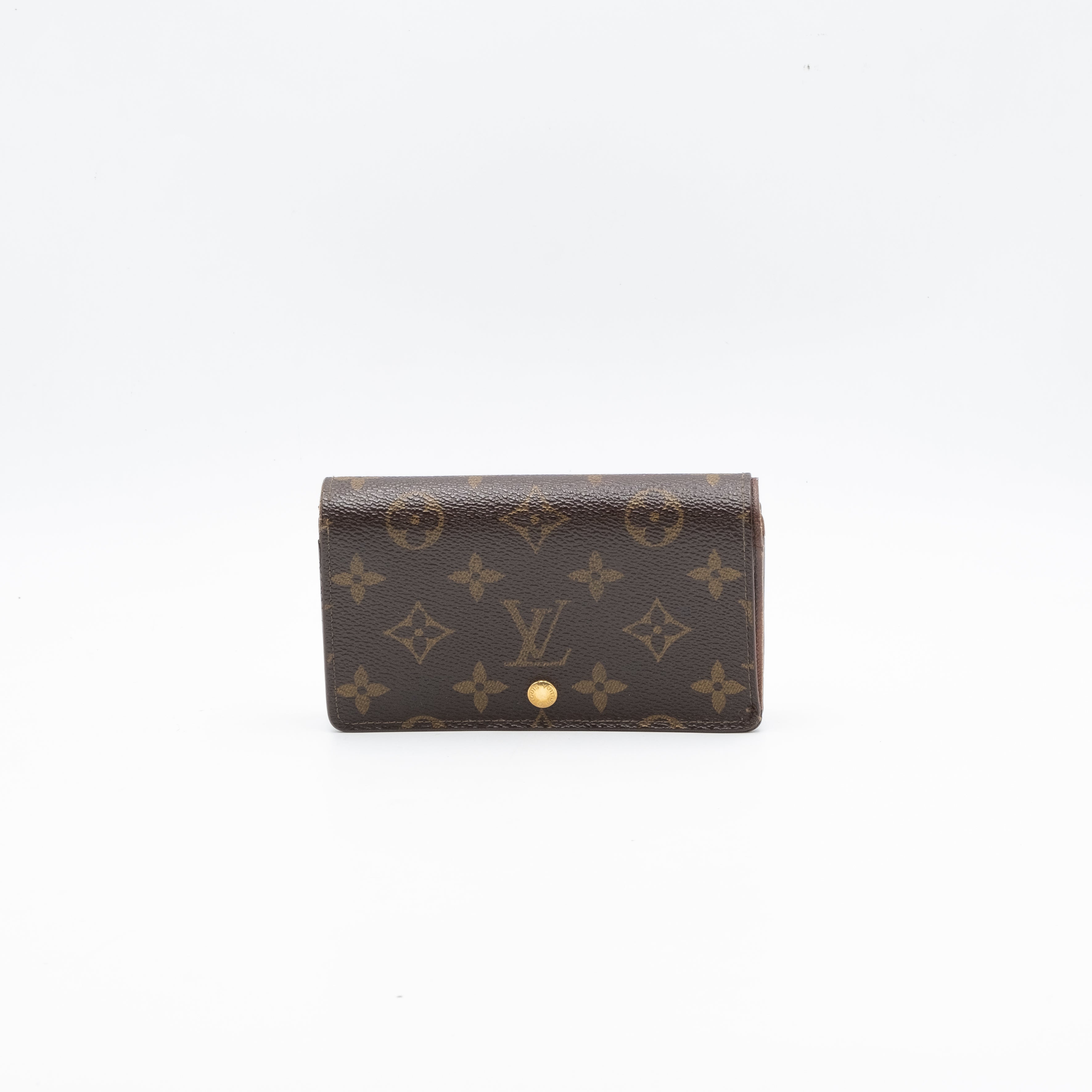 Louis Vuitton Portefeuille Porte Trésor Monogram Marron