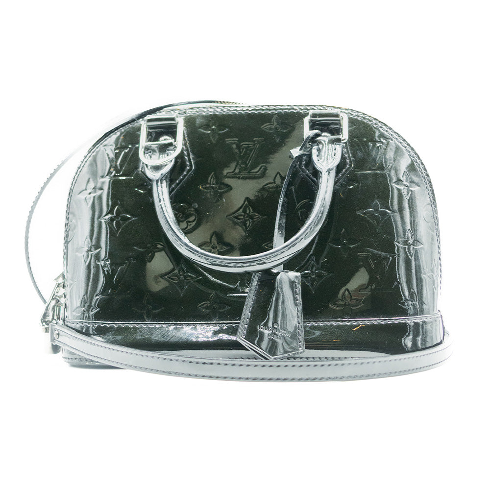 Louis Vuitton Sac à main Alma BB Vernis Khaki