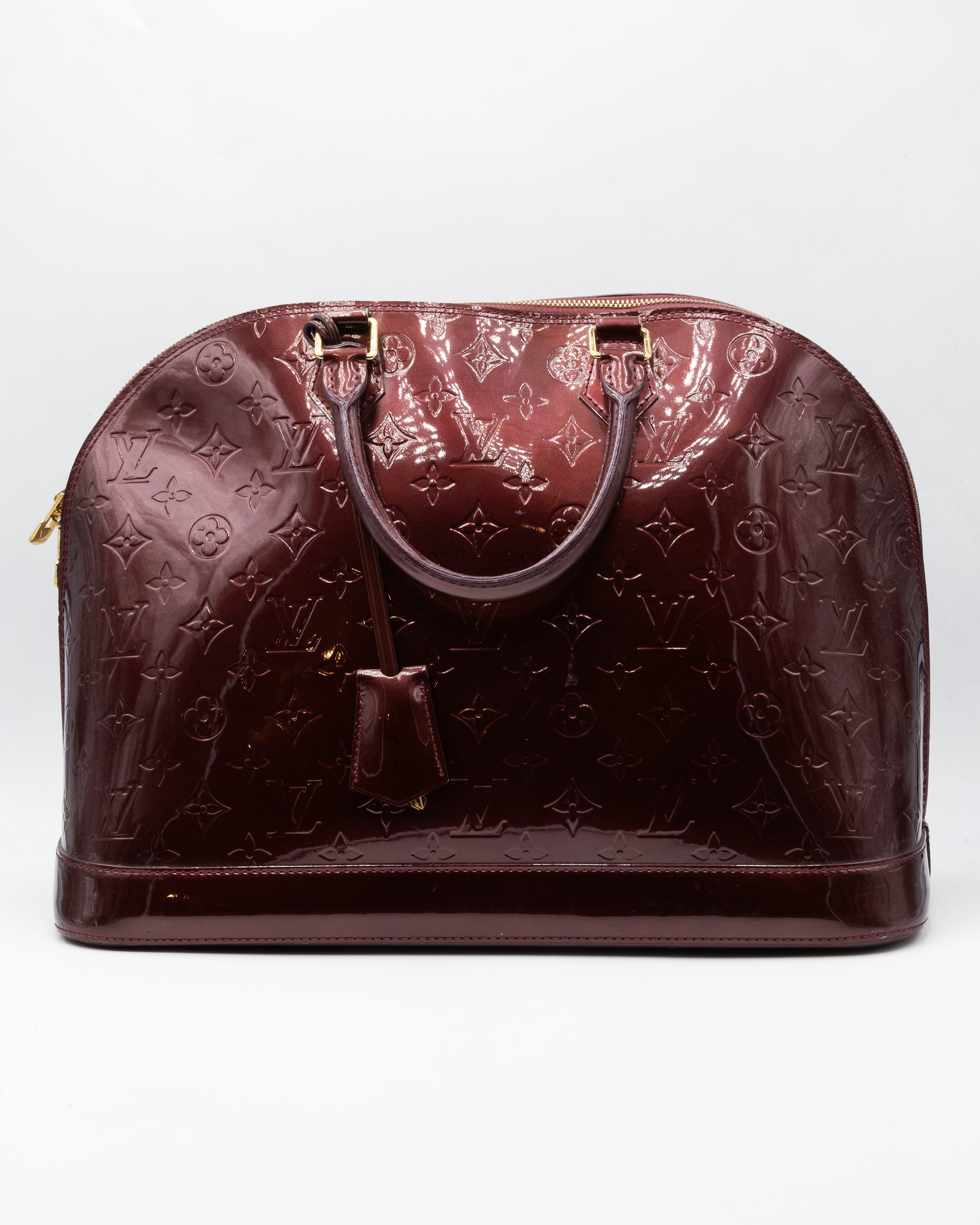 Louis Vuitton Sac à main - Alma MM  - Vernis Aubergine