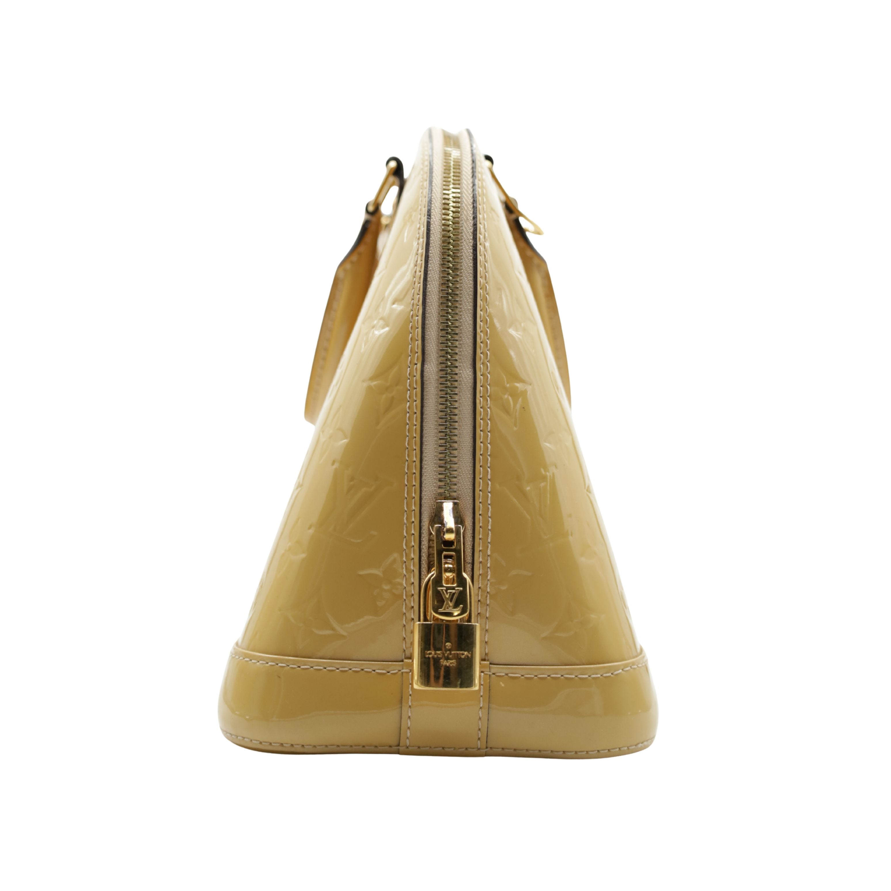 Louis Vuitton Sac à main Alma PM Vernis Beige
