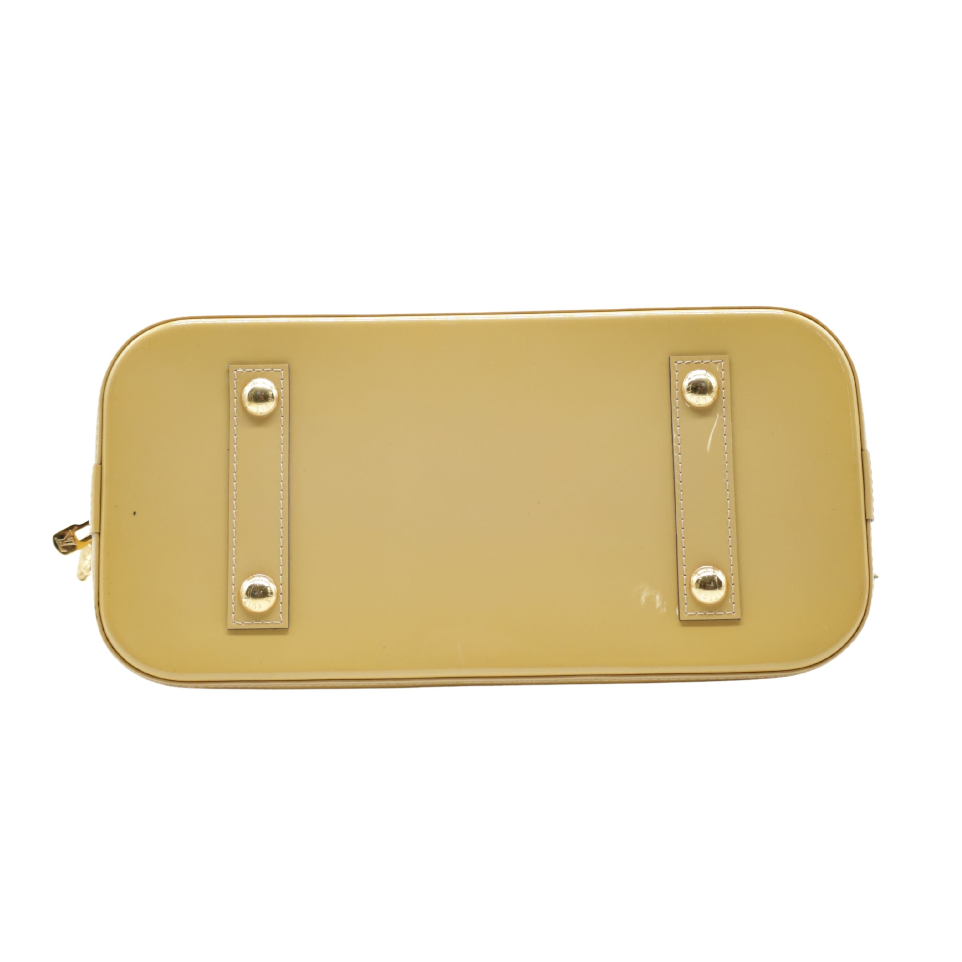 Louis Vuitton Sac à main Alma PM Vernis Beige