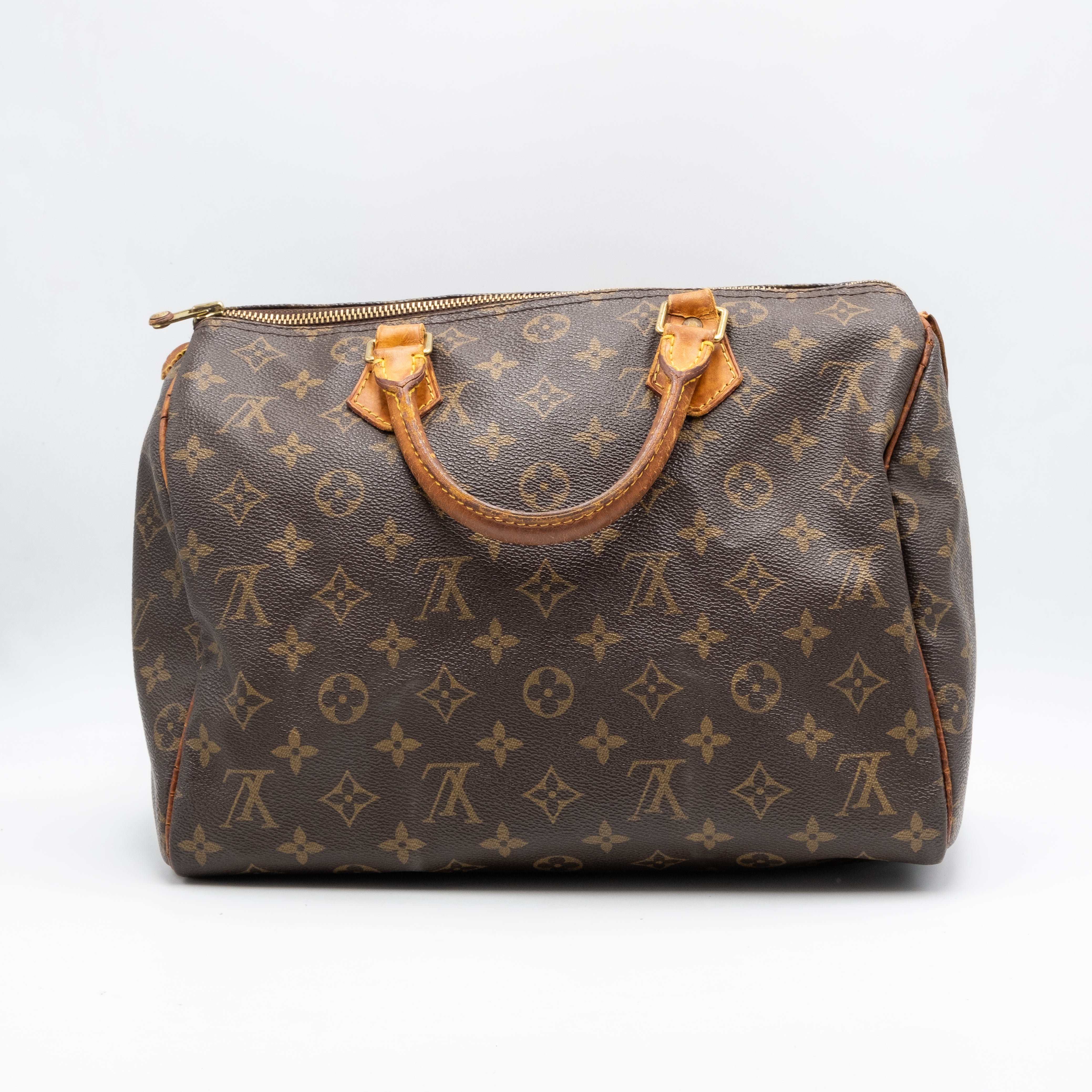 Louis Vuitton Sac à main Speedy 30 Vintage Monogram Marron