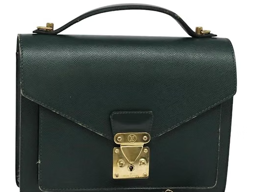 Louis Vuitton Sac à main Taiga Monceau 28 Épicea M32064 LV