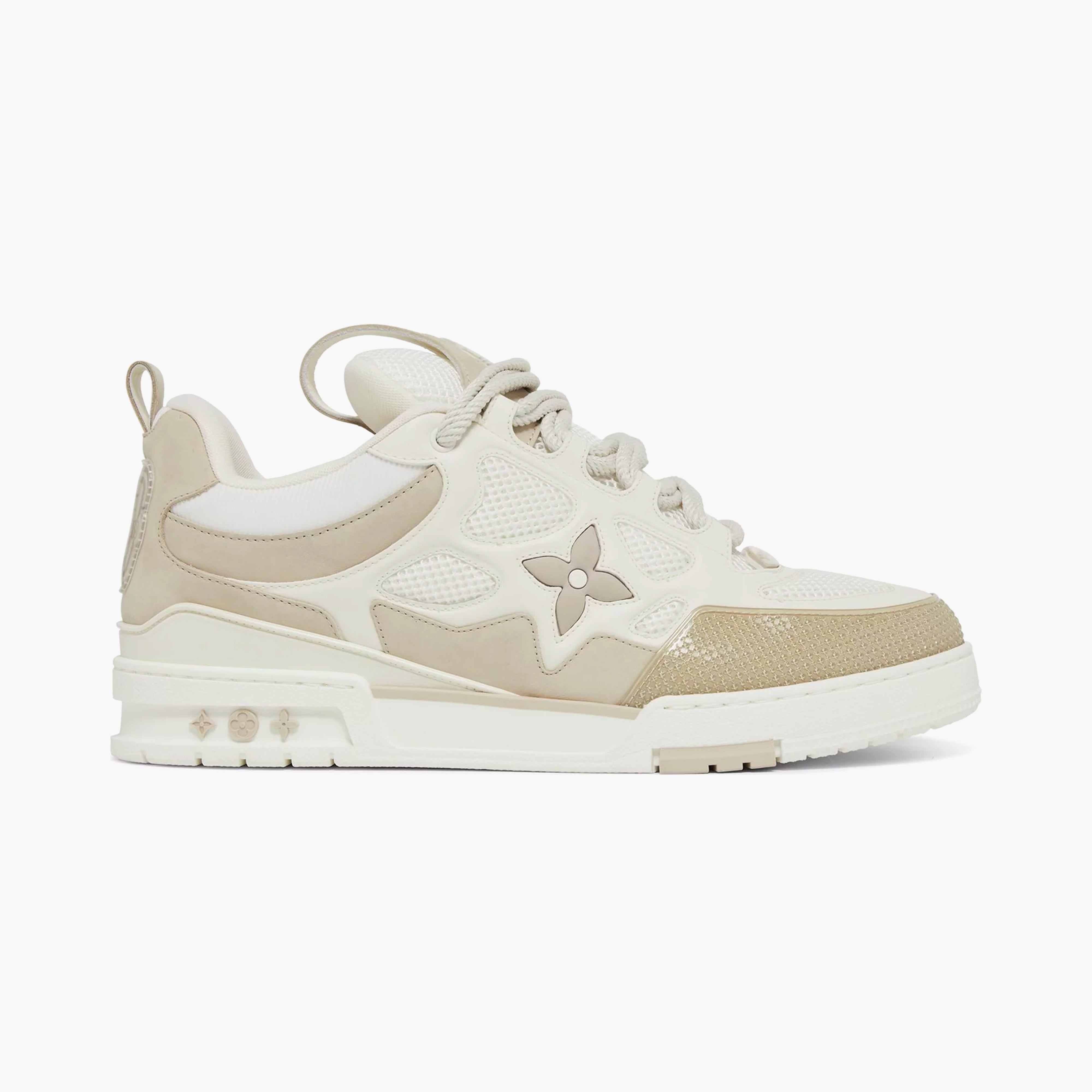Louis Vuitton Skate Sneaker Beige White