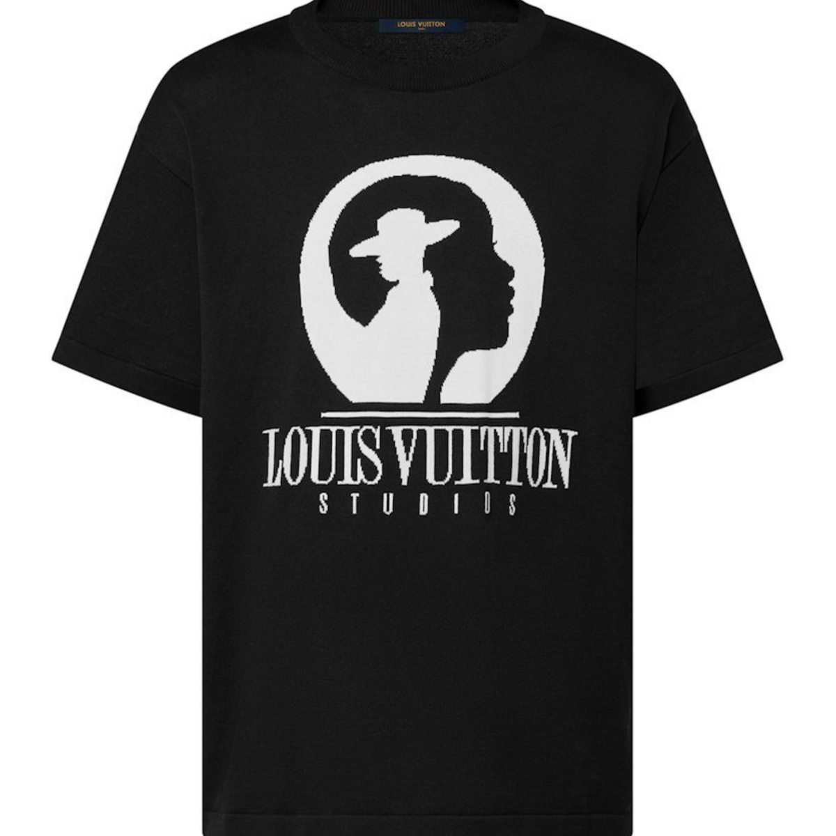 Louis Vuitton T-shirt Col rond Intarsia Dark Grey