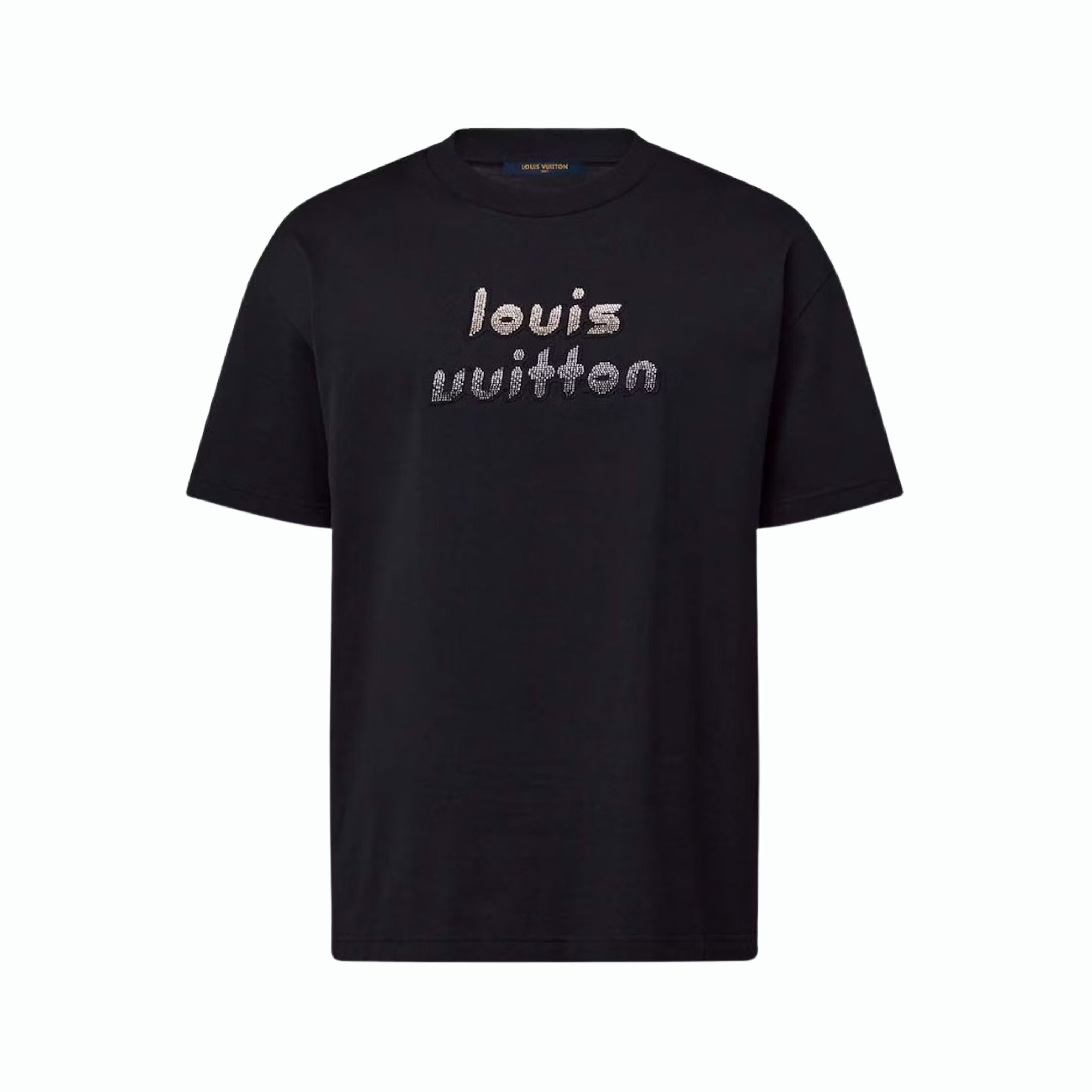 Louis Vuitton T-shirt Strass Logo Noir