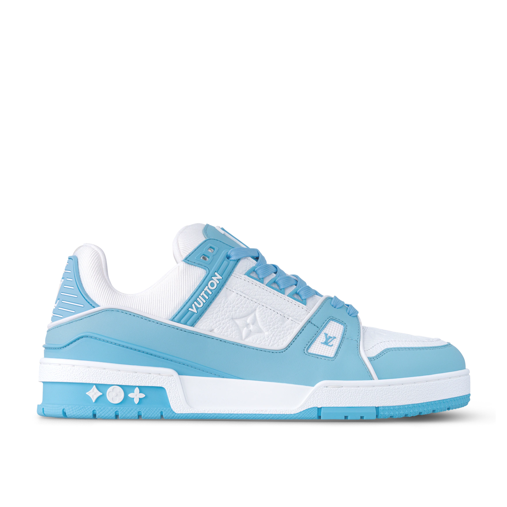 Louis Vuitton Trainer Low White Sky Blue