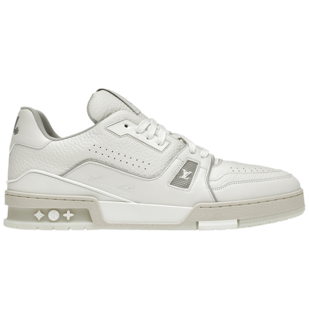 Louis Vuitton Trainer White Signature