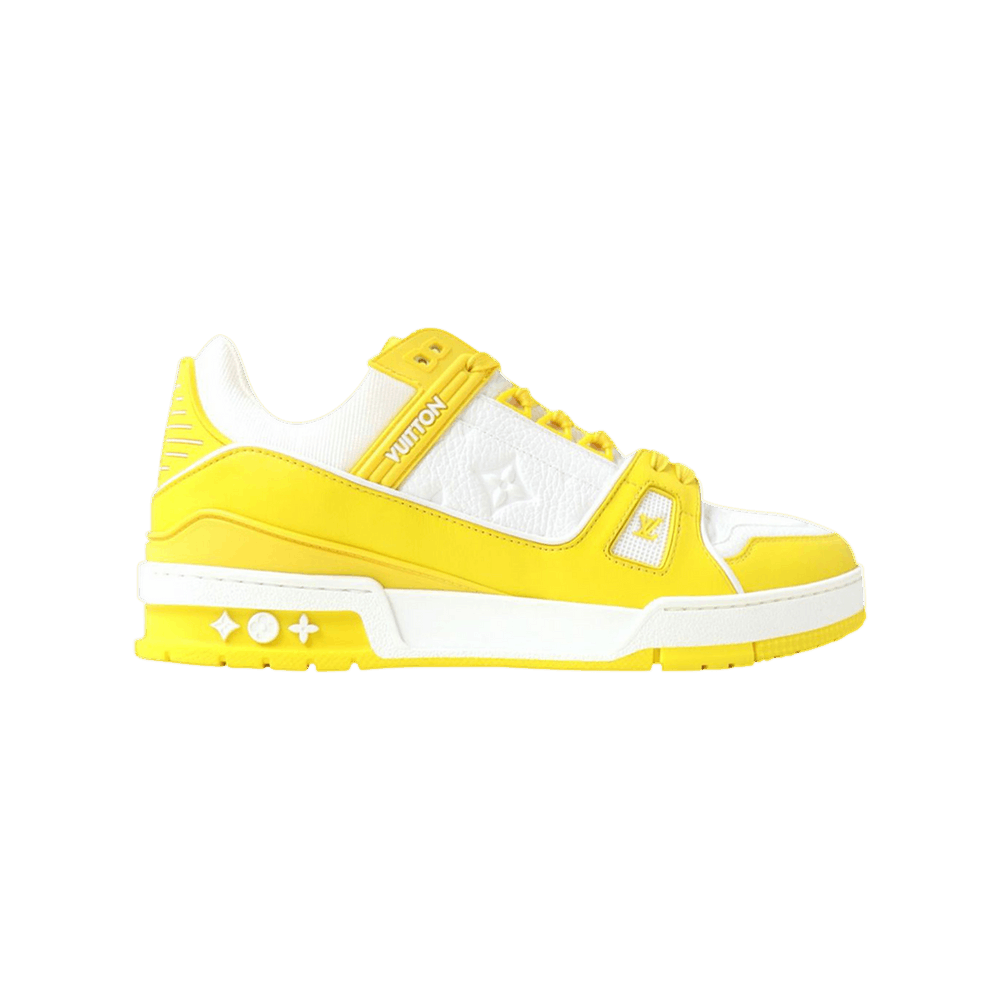 Louis Vuitton Trainer Yellow White Monogram