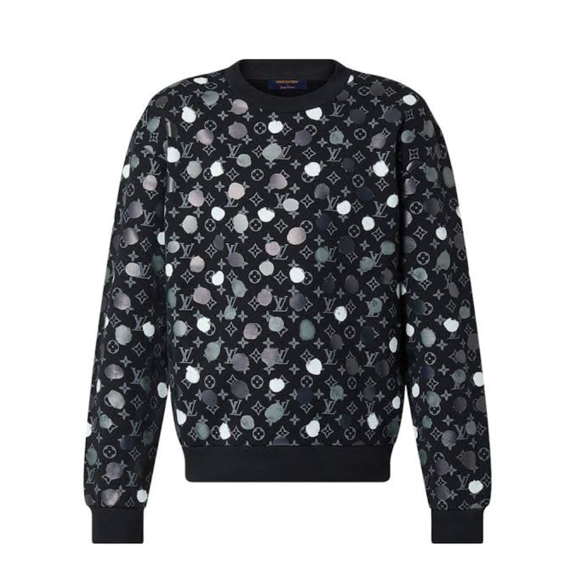 Louis Vuitton x Yayoi Kusama Infinity Dots Printed Crewneck Black