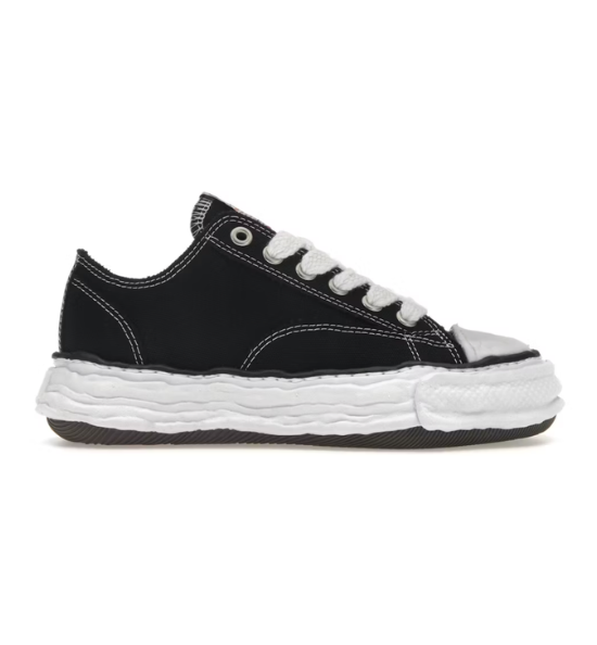Maison Mihara Peterson 23 OG Sole Canvas Low Black White