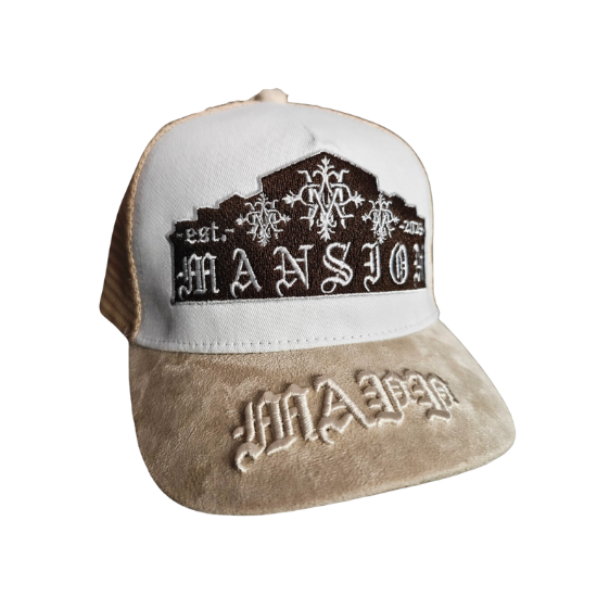 Mansion Arte Trucker Cream Mokka Cap