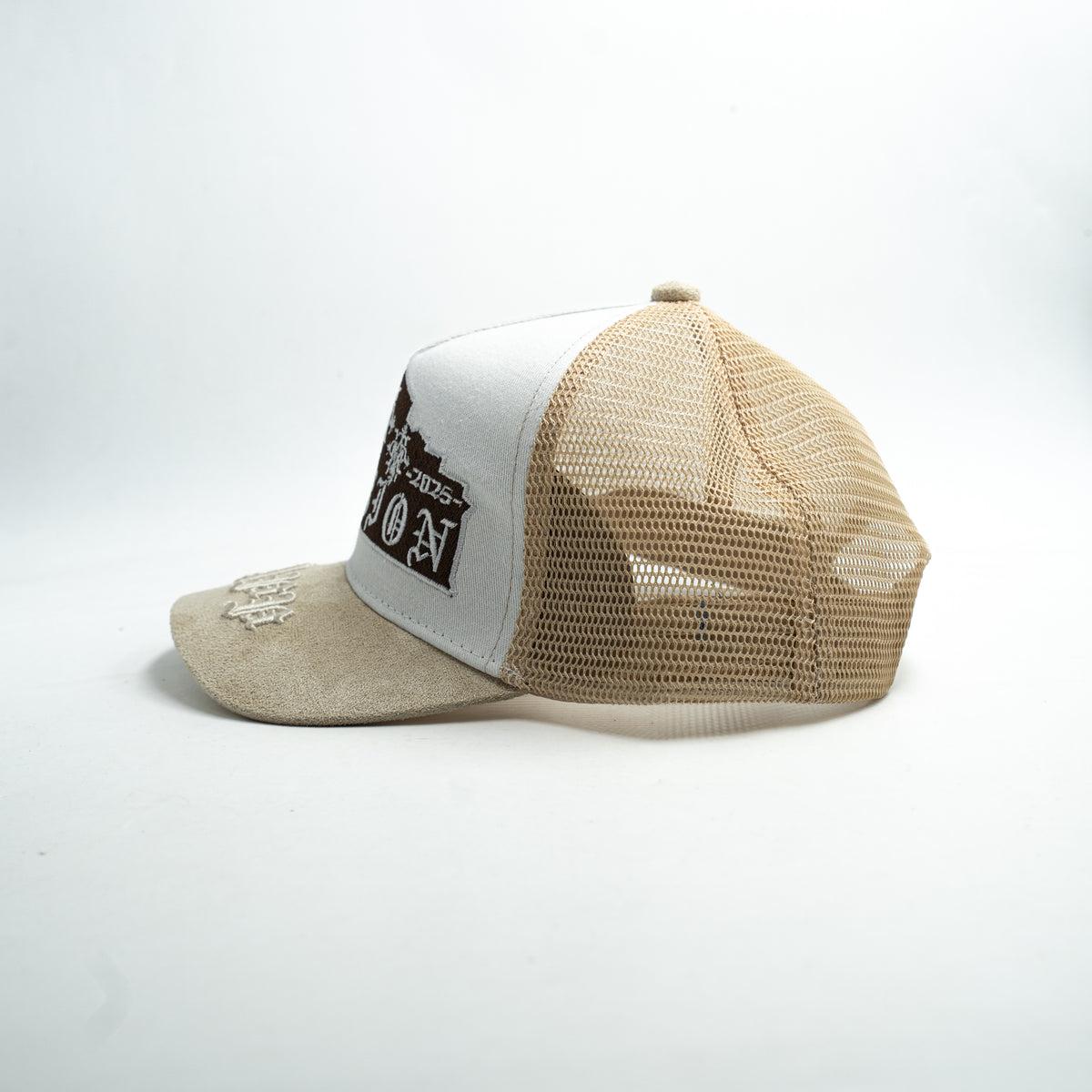 Mansion Arte Trucker Cream Mokka Cap