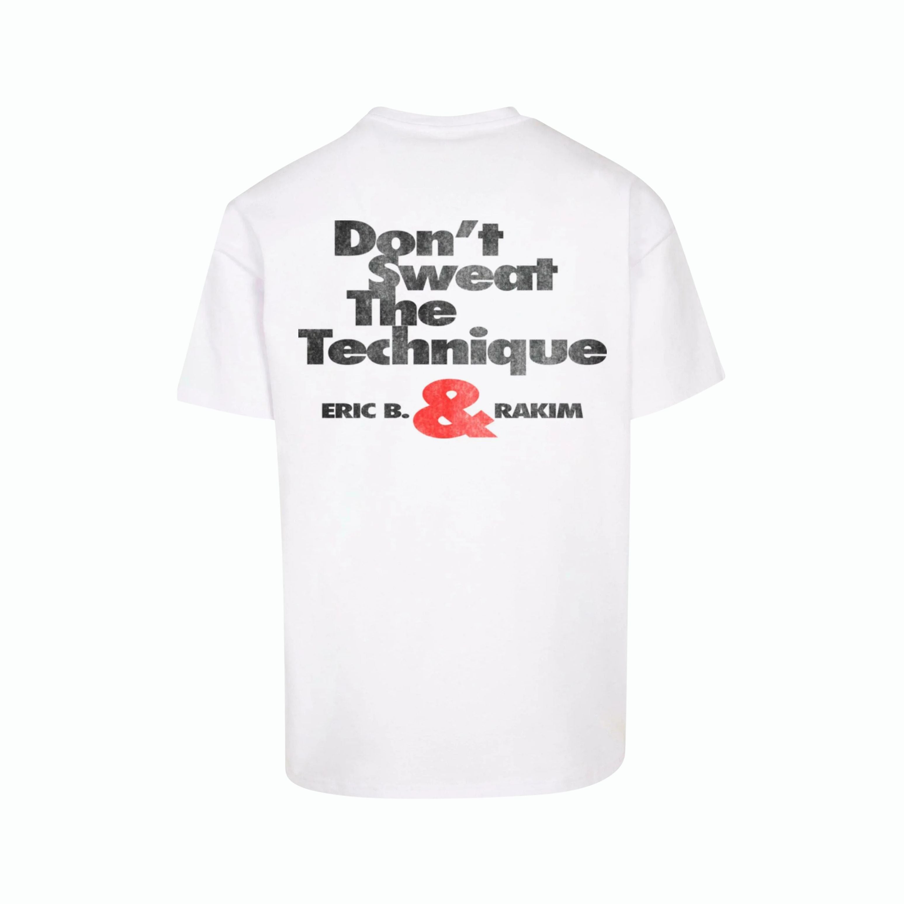 Mister Tee T-shirt Eric B & Rakim Sweat the Technique Blanc