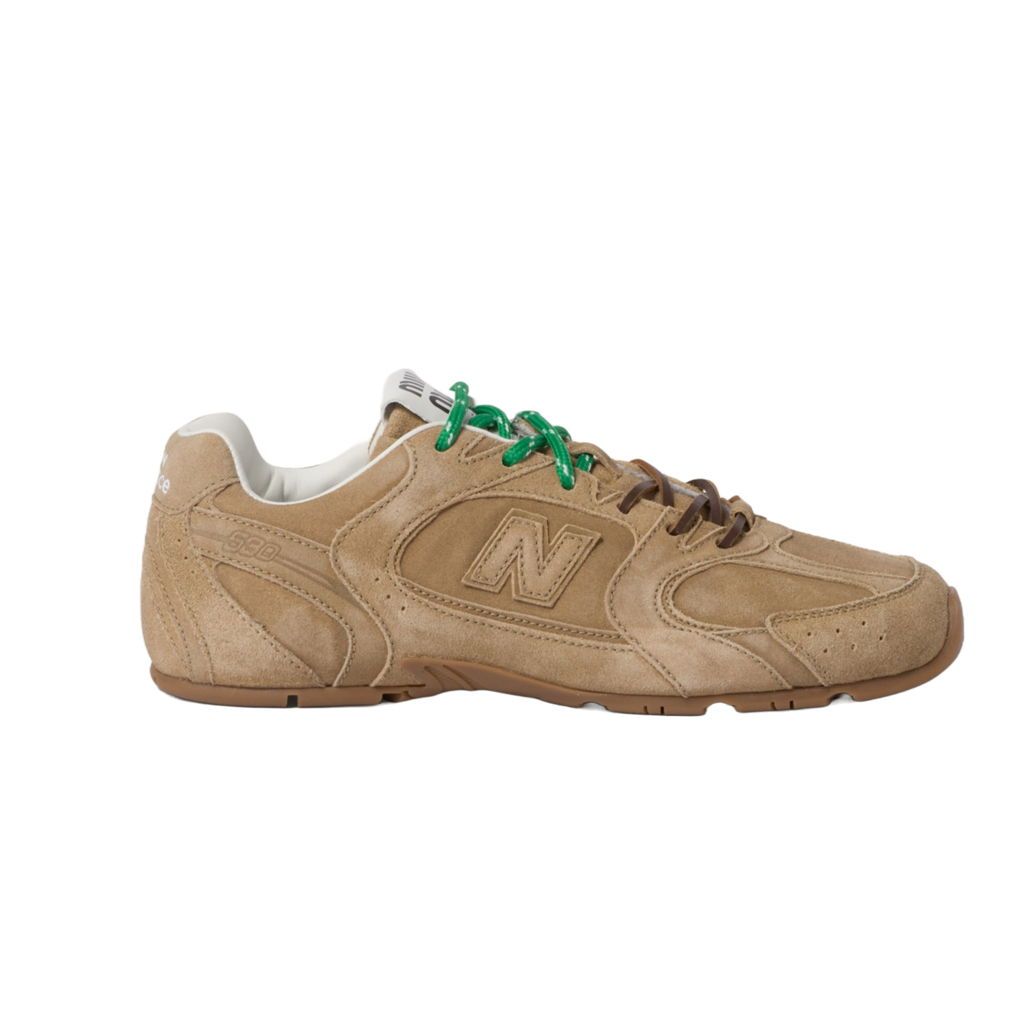 New Balance X Miu Miu 530 SL Ecru Suede and Mesh