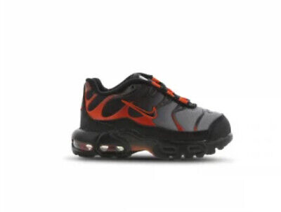 Nike Air Max Plus Black Team Orange - Dimension Stores