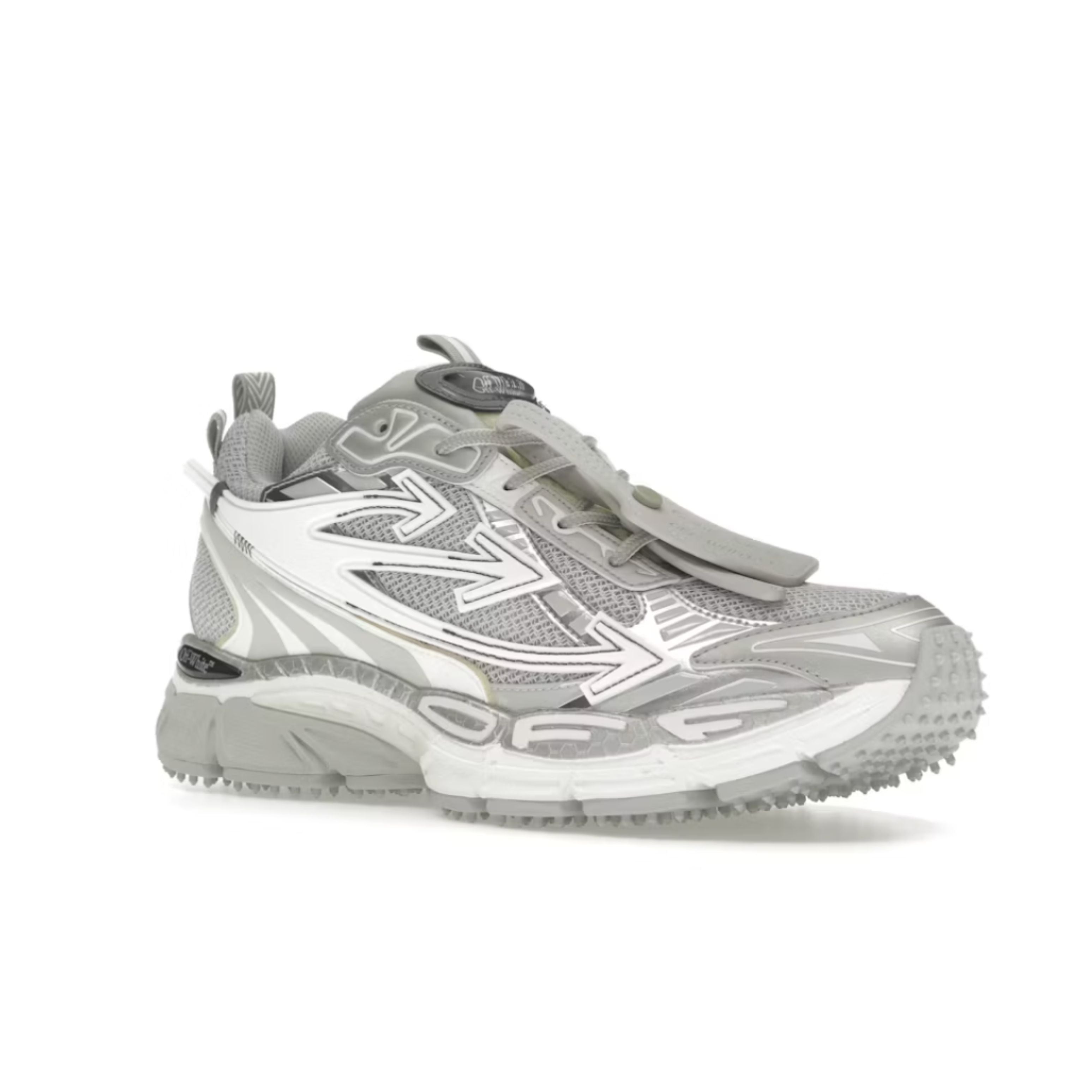 Off-White Be Right Back Gray Silver