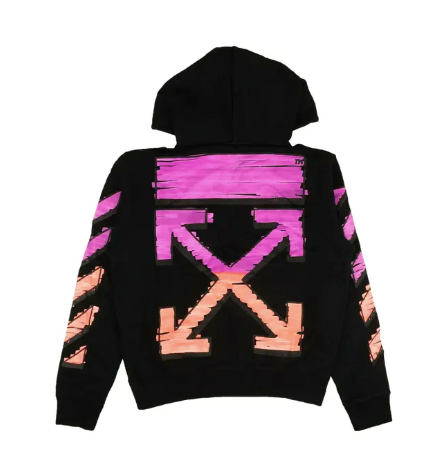 Off White Hoodie Marker Noir