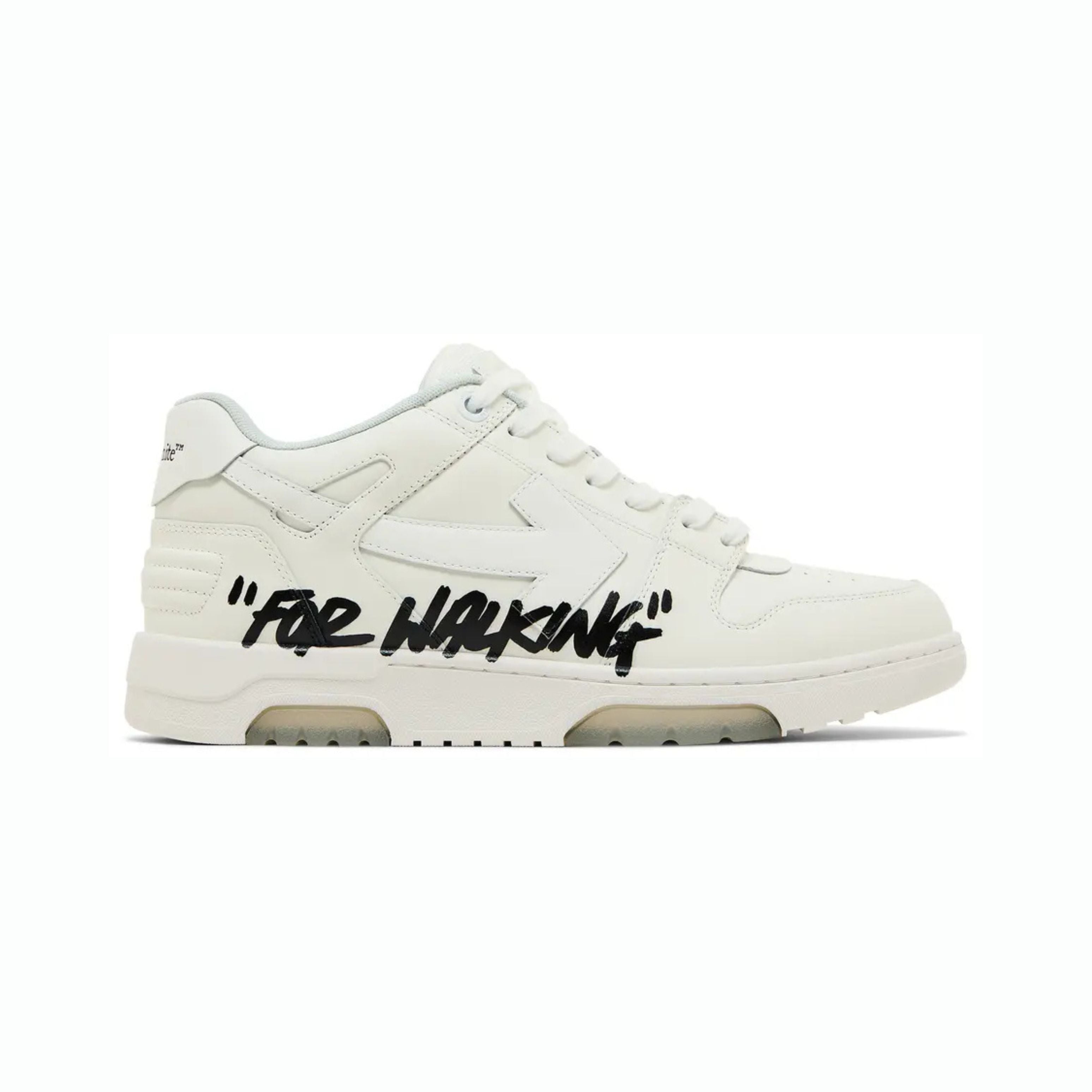 Off-White Out Of Office OOO  Low Tops For Walking White Black