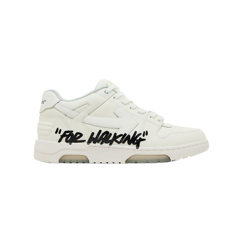 Off-White Out Of Office OOO  Low Tops For Walking White Black