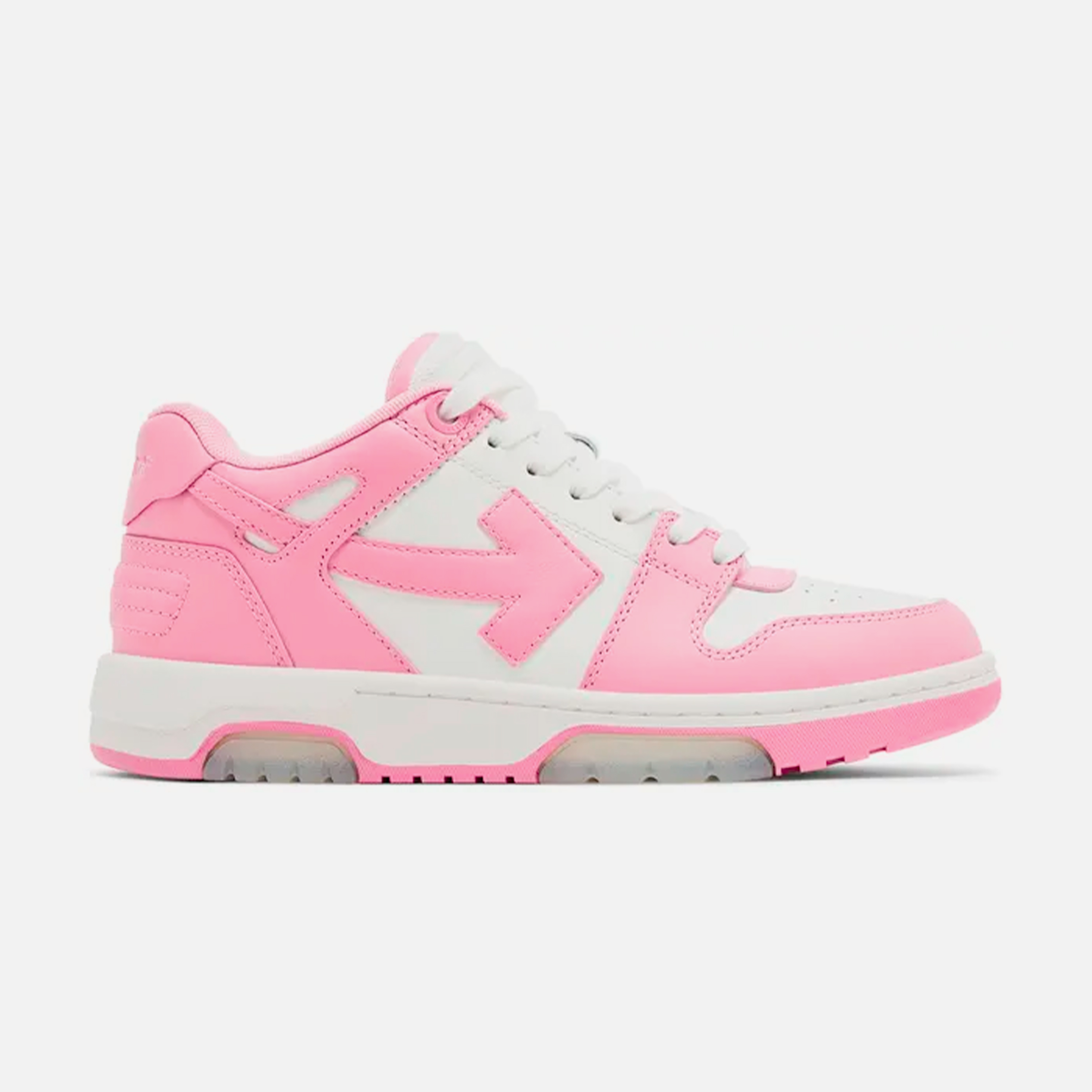 Off-White Out Of Office OOO Low Tops Pink White - Précommande