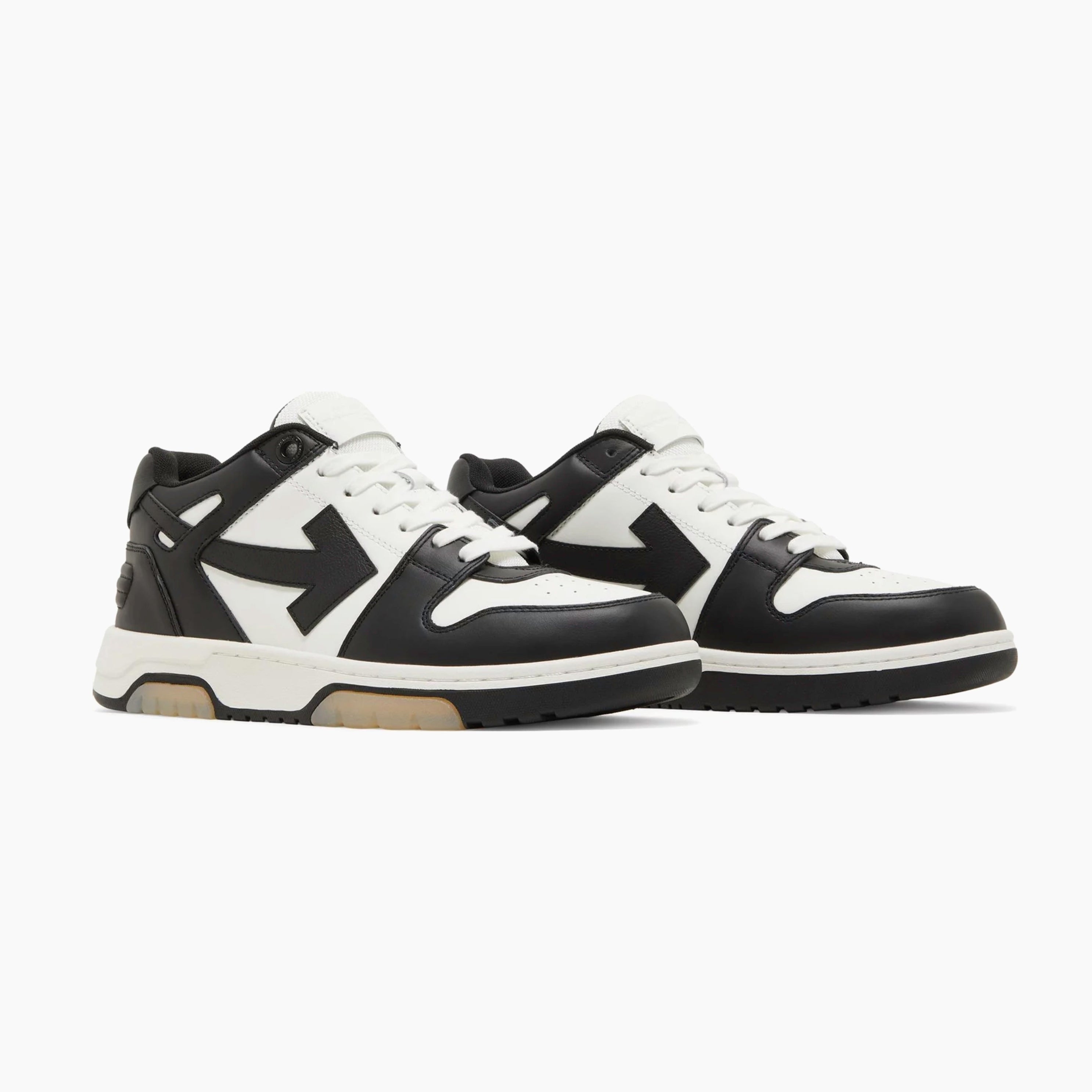 Off-White Out Of Office OOO Low Tops White Black White