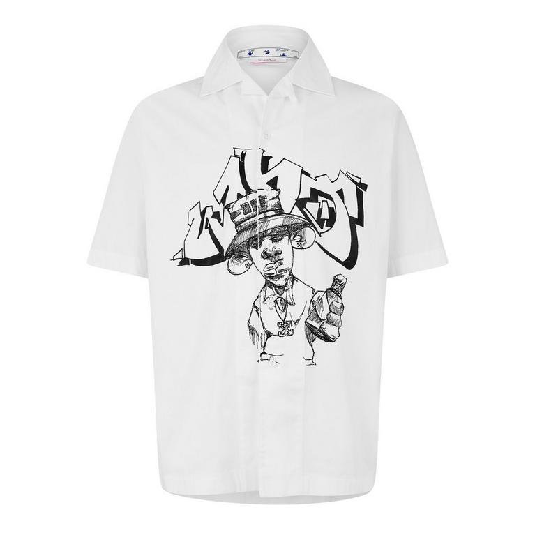 Off-White Graff Pupp Overshirt White