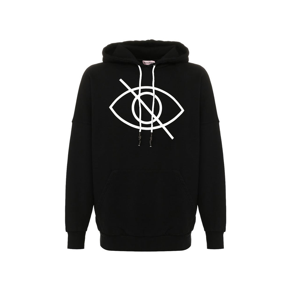 Palm Angels Hoodie Sensitive Content Noir