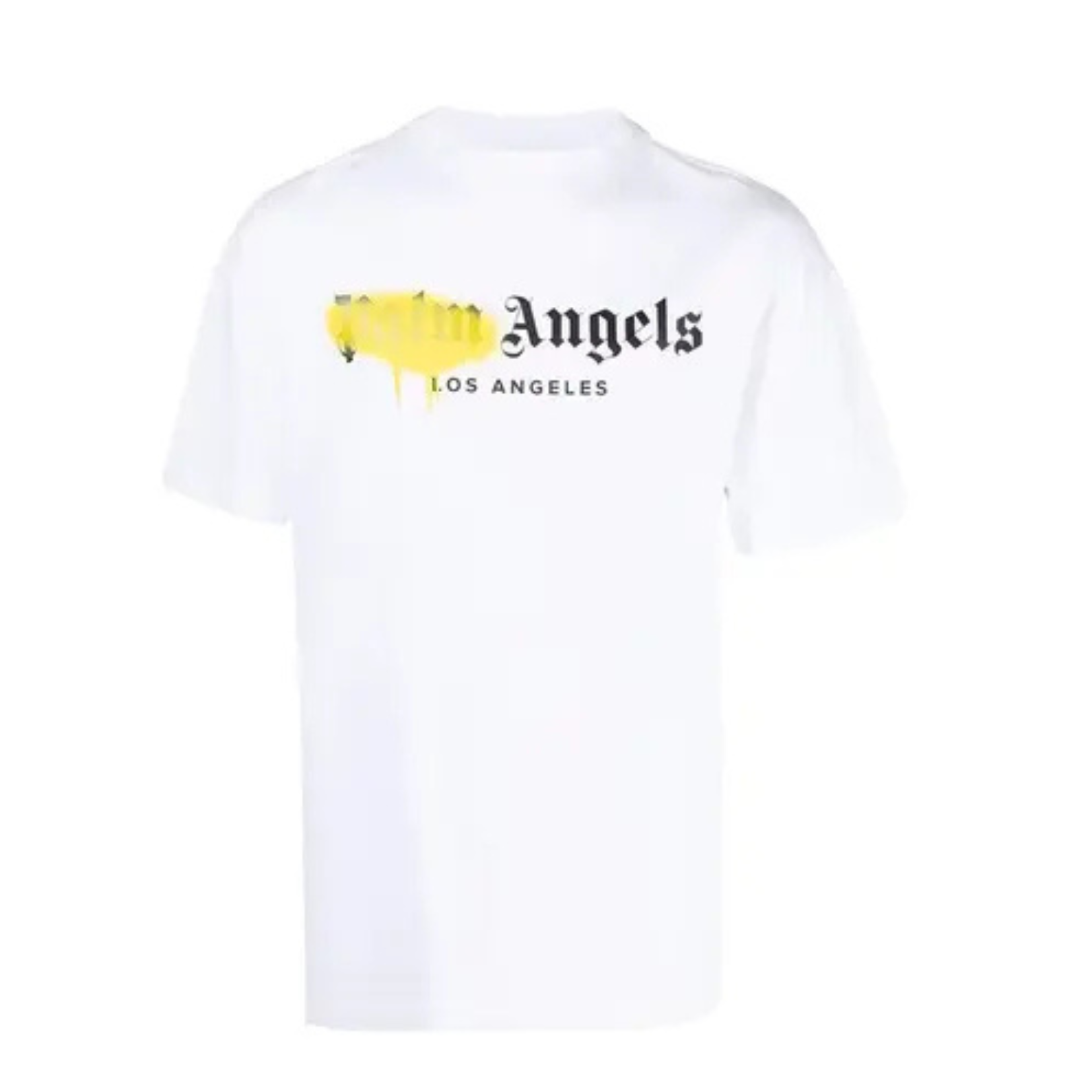 Palm Angels T-shirt Los Angeles Spray Blanc