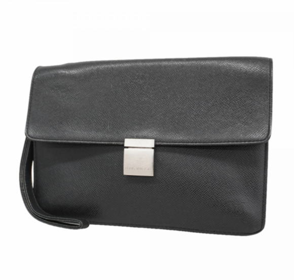 Pochette Louis Vuitton Taïga Selenga ardoise