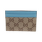 Porte-cartes Gucci GG Supreme Bleu