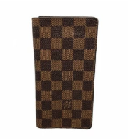 Portefeuille long Louis Vuitton Damier Porte-Cartes Crédit ébène
