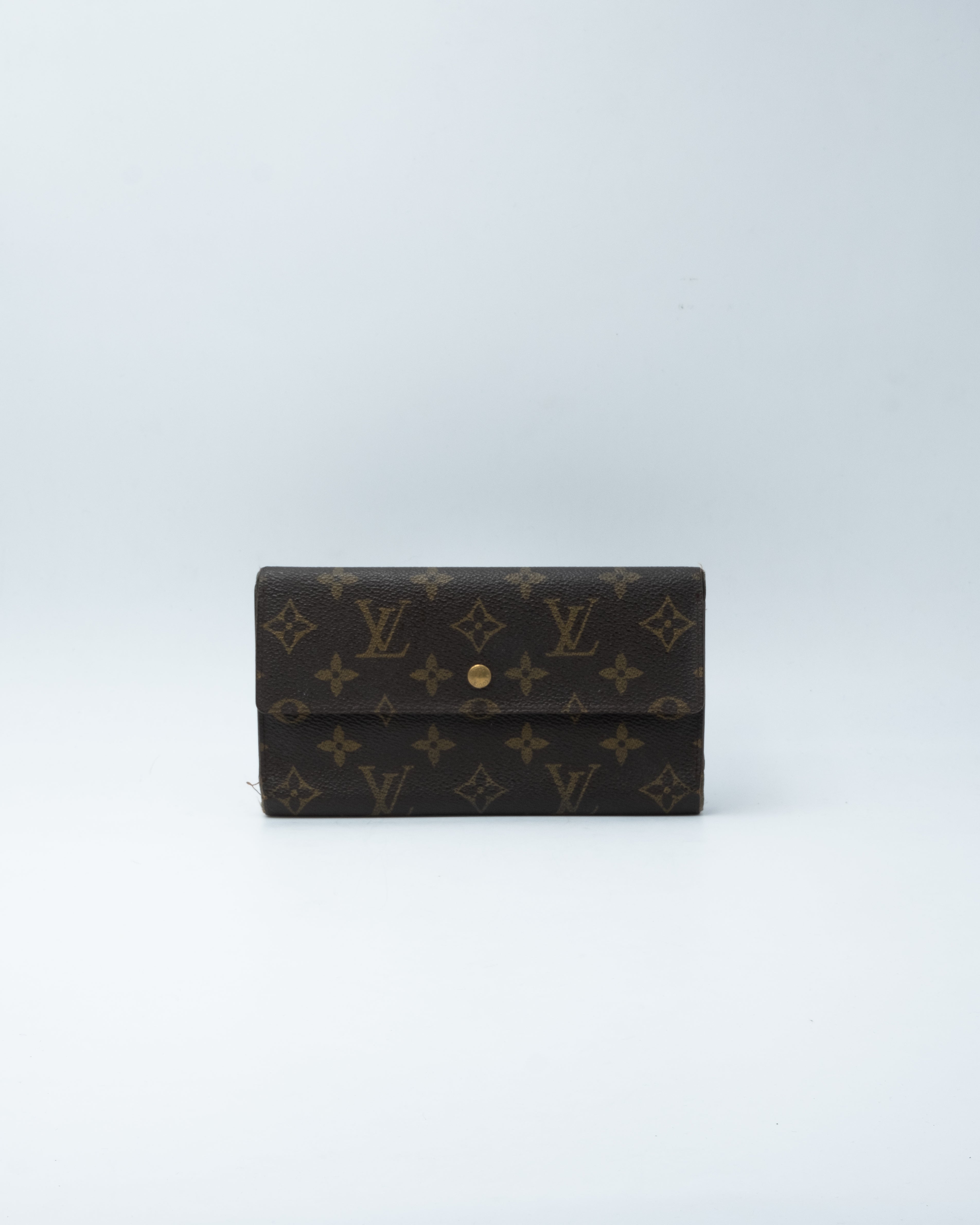 Louis Vuitton Portefeuille Porte Trésor Monogram Marron
