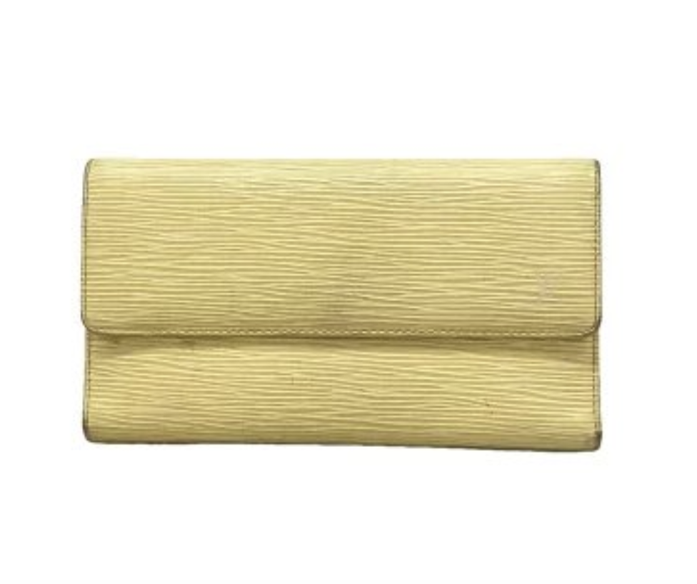 Portefeuille long trois volets Épi Portefeuille International vanille