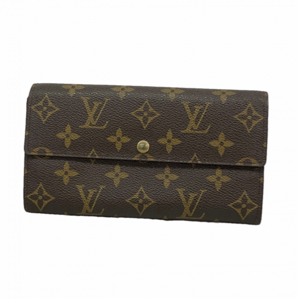 Portefeuille Monogram Pochette Porte-Monnaie Crédit marron