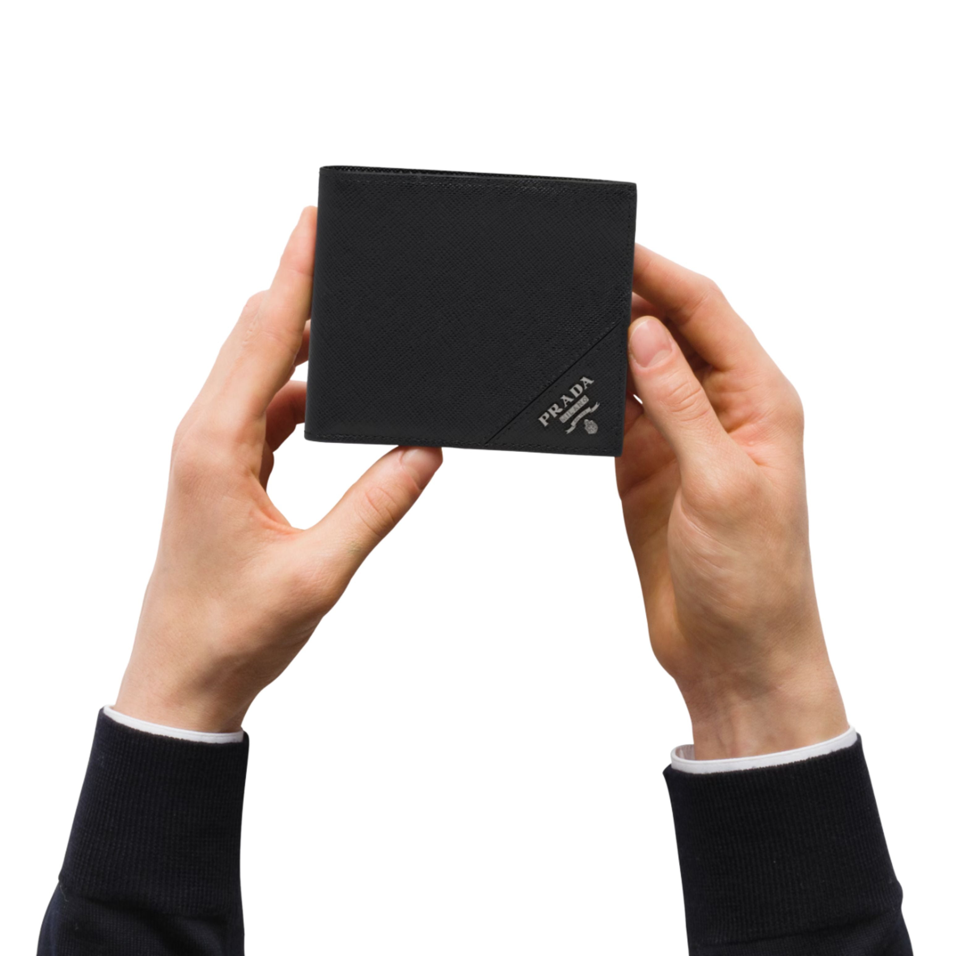 Portefeuille Prada en cuir