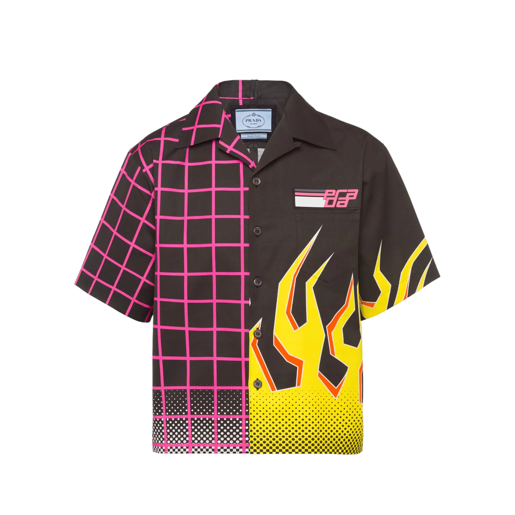 Prada Double Match Button Up Shirt